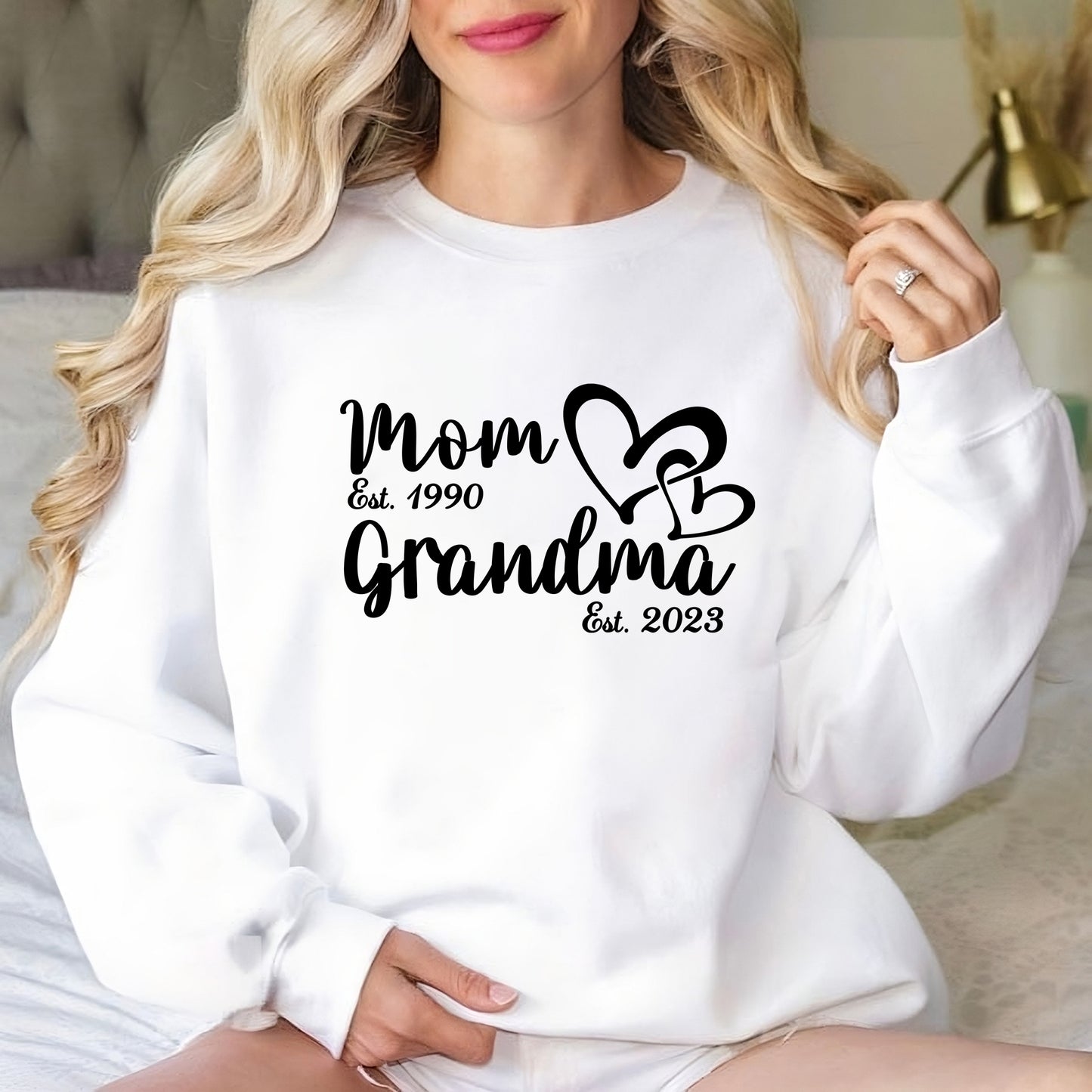 Mom Est Grandma Est Custom Shirt - Gift for Mom