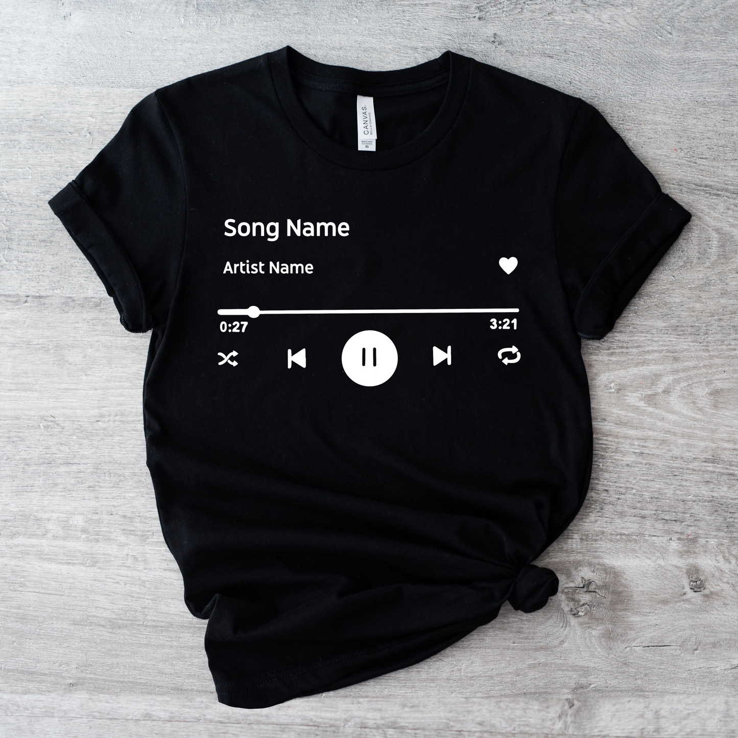 Custom Favorite Song Personalized Gift for Birthday, Favorite Artist Shirt