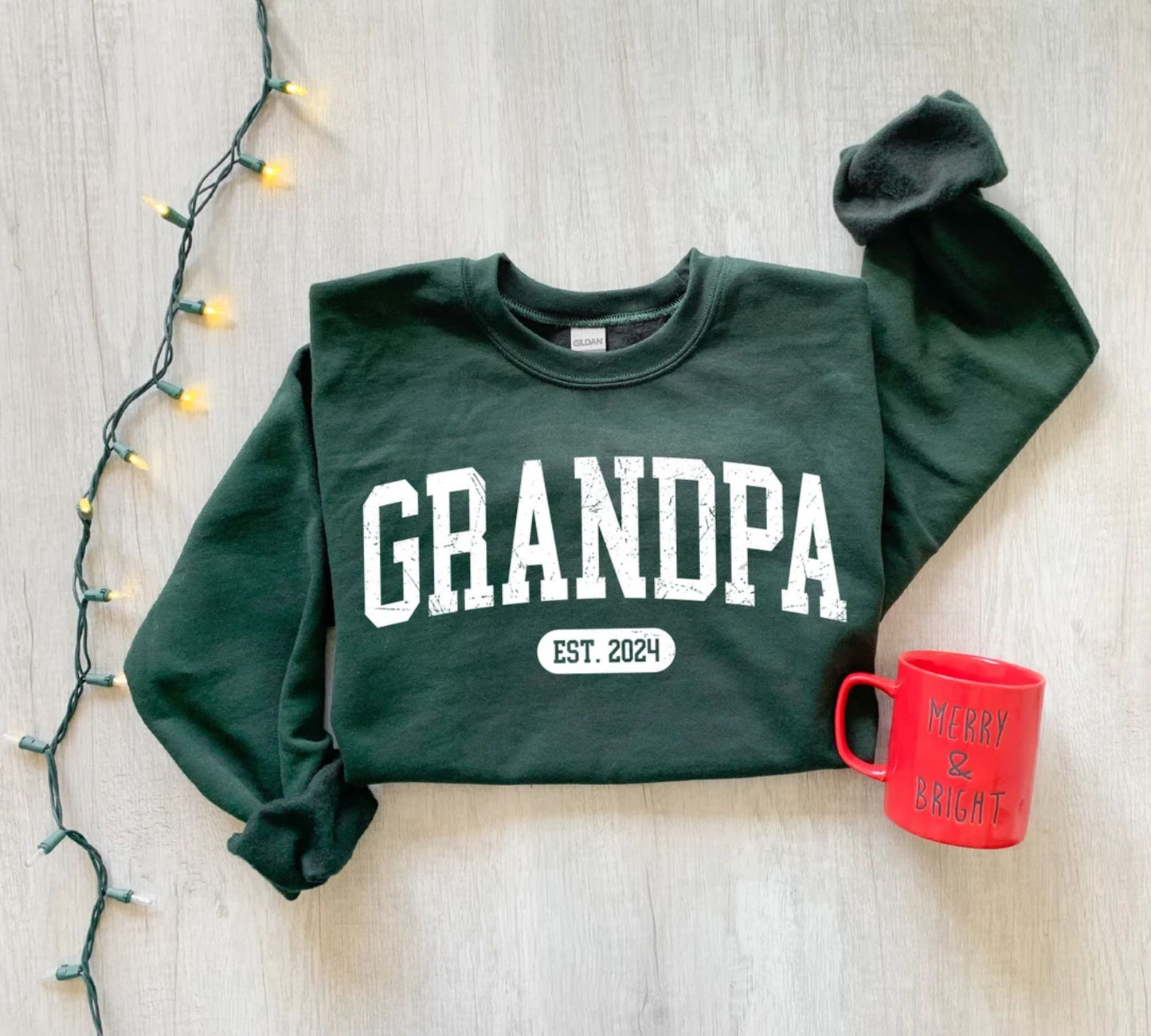 Retro Personalisiertes Opa Sweatshirt - Geschenk für Großeltern