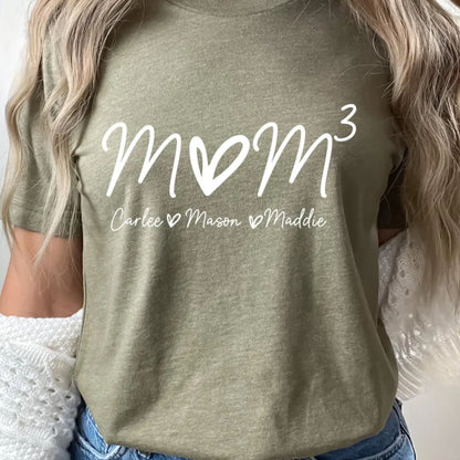Personalisiertes Mama-Shirt mit Namen, Muttertags-Shirt