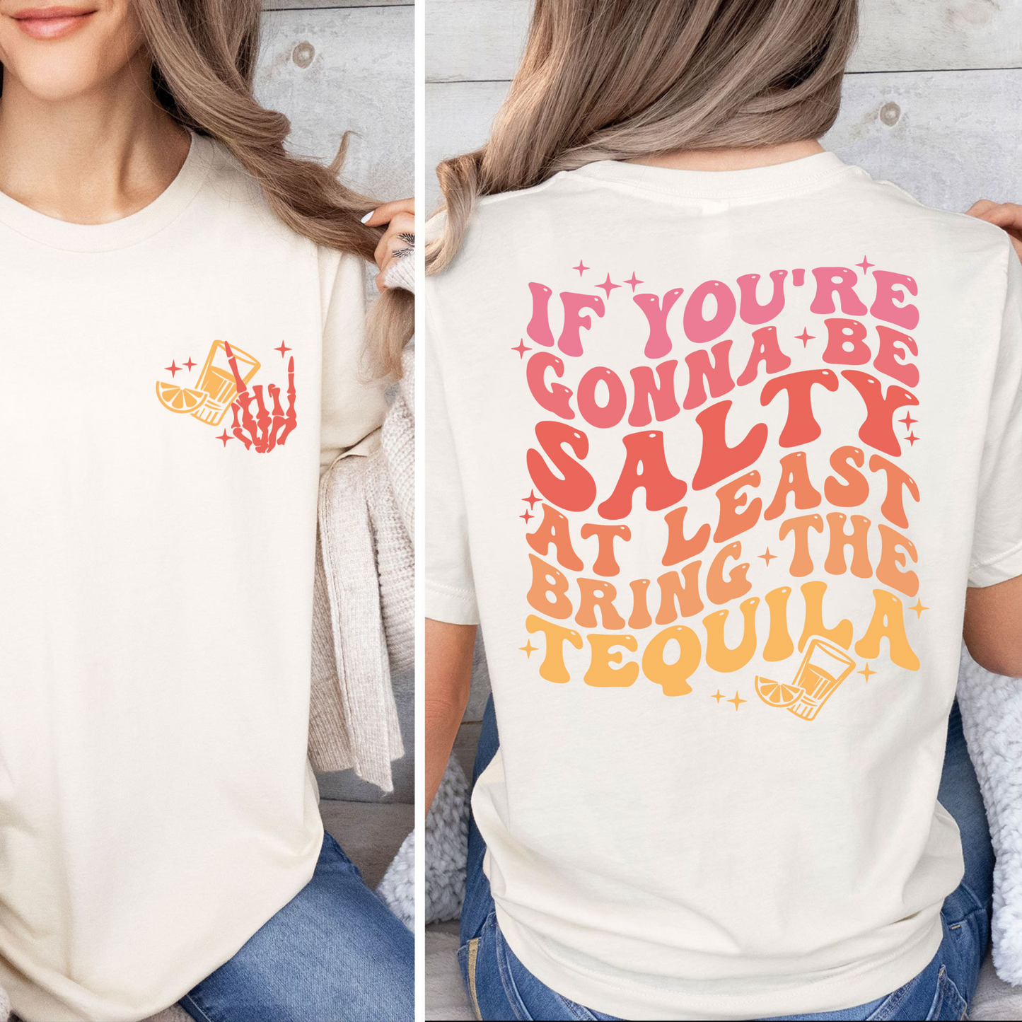 Tequila-Sprüche Shirt - Geschenk für Partyfreunde