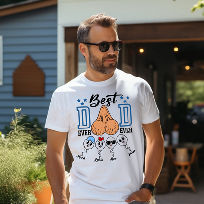 Lustiges Superhelden-Papa T-Shirt - Personalisierbar für Vatertag