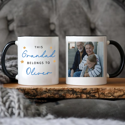 Father's Day Gift for Grandad - Custom Photo Mug