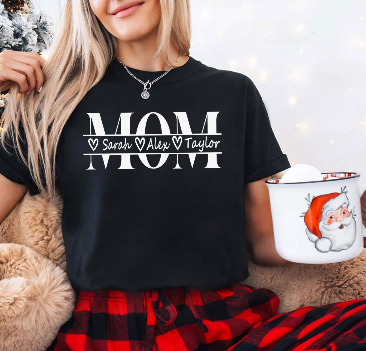 Personalisiertes Mama Sweatshirt mit Kindernamen – Mutter Geschenk für Sie