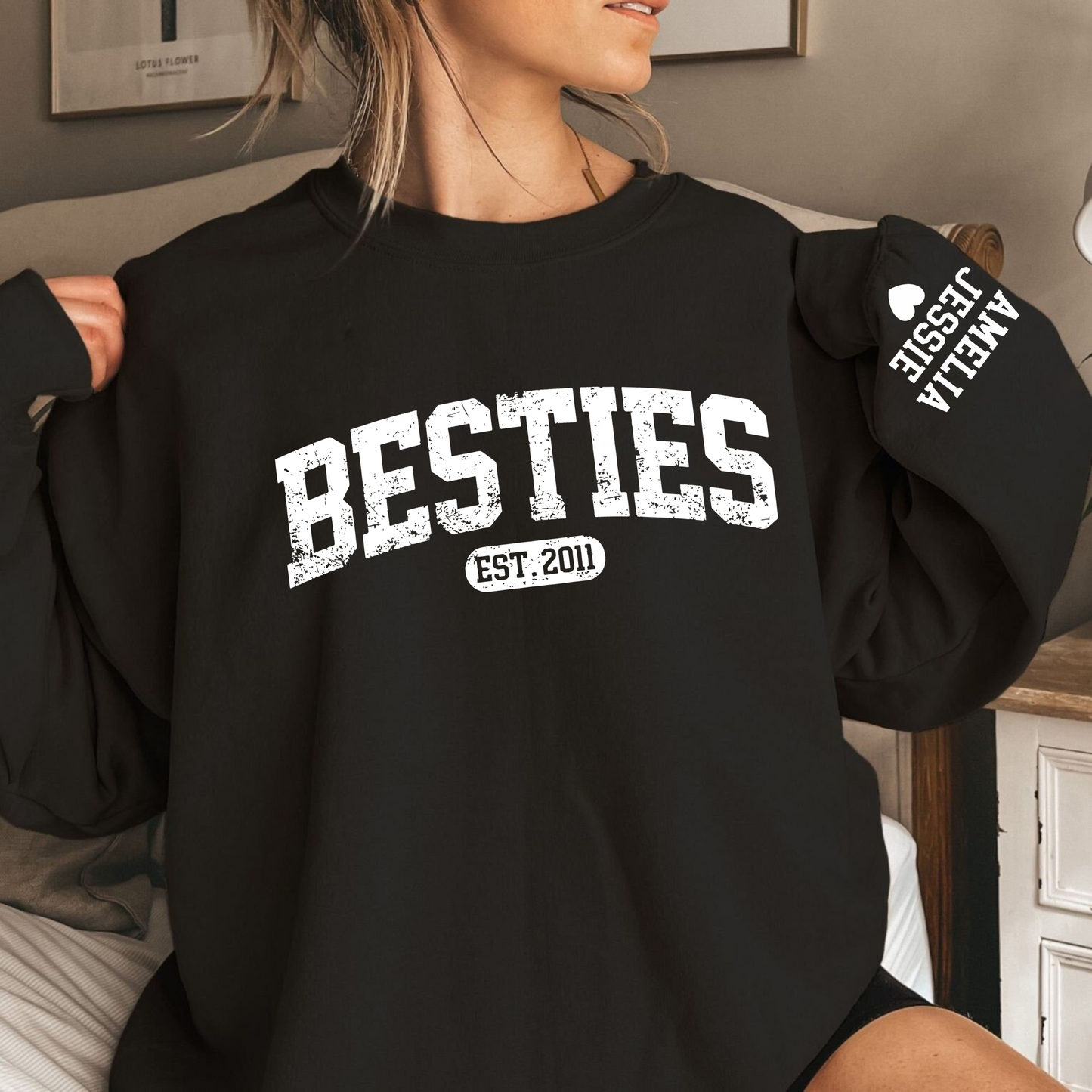 Personalized Bestie Gift with Special Year, Perfect for BFFs