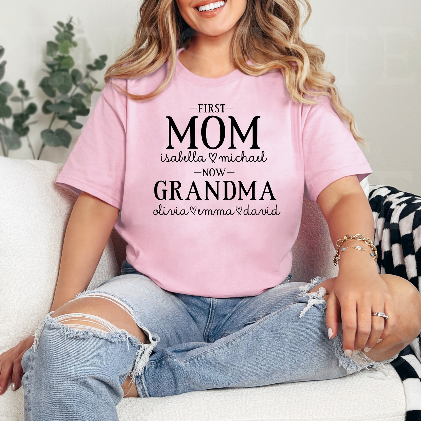 Personalisiertes Mama und Oma Shirt - Geschenk zum Muttertag