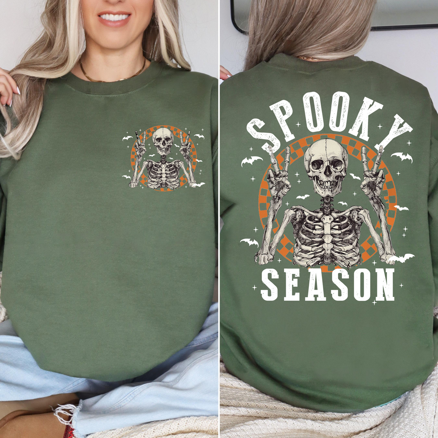 Retro Skeleton Halloween Gift for Spooky Season Fans