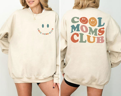 Cool Moms Club Shirt - Cooles Mama Sweatshirt, Geschenk für Mama