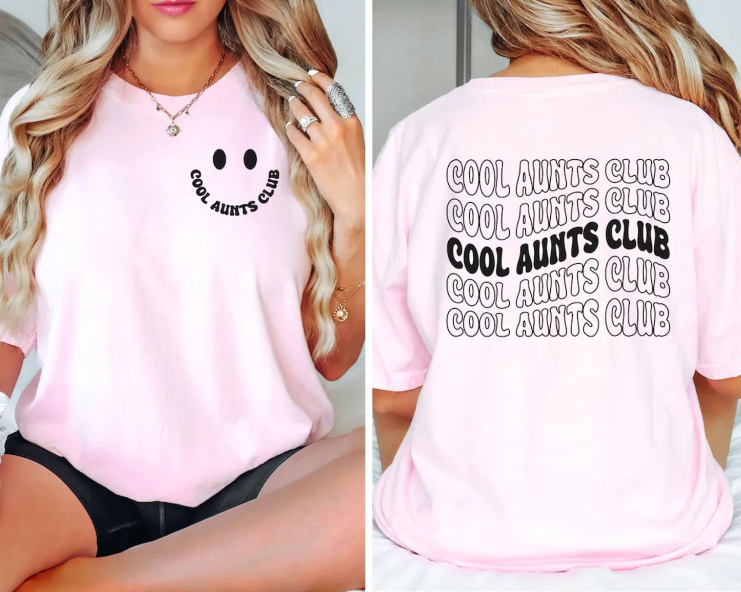 Cool Aunts Club Shirt - Geschenk für Tante