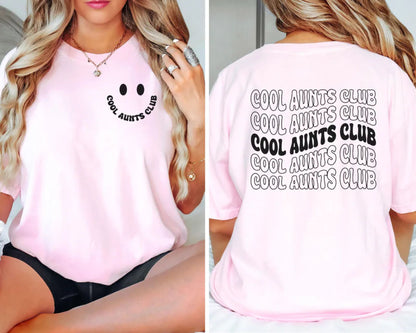 Cool Aunts Club Shirt - Geschenk für Tante