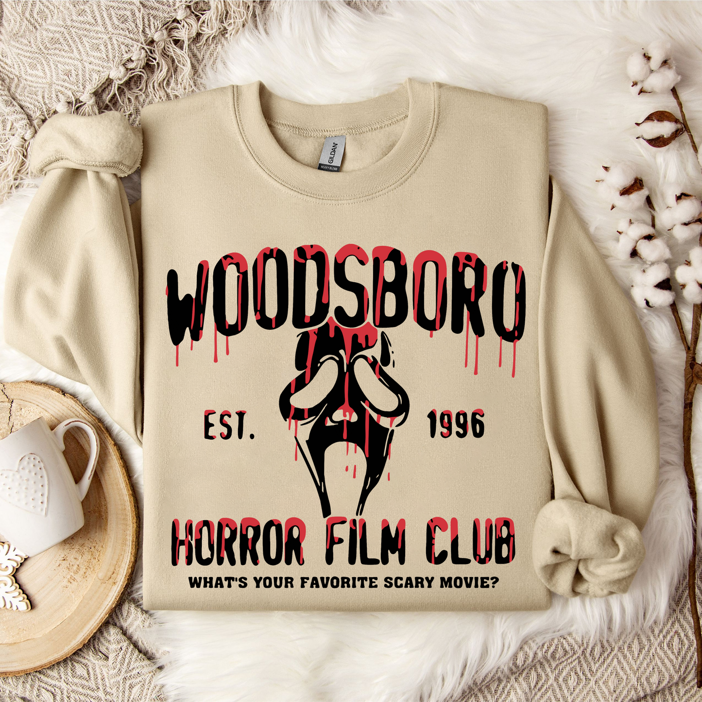 Retro Horror Film Club Geschenk Halloween