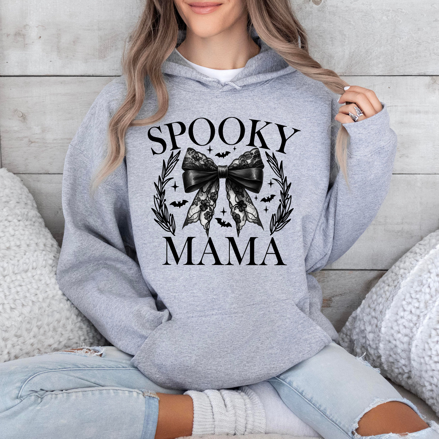 Retro Halloween Spooky Mama Geschenk Herbst