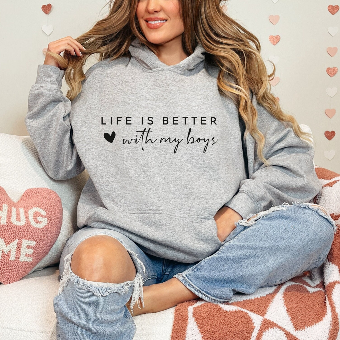 Life is Better With My Boys - Gift for Mom