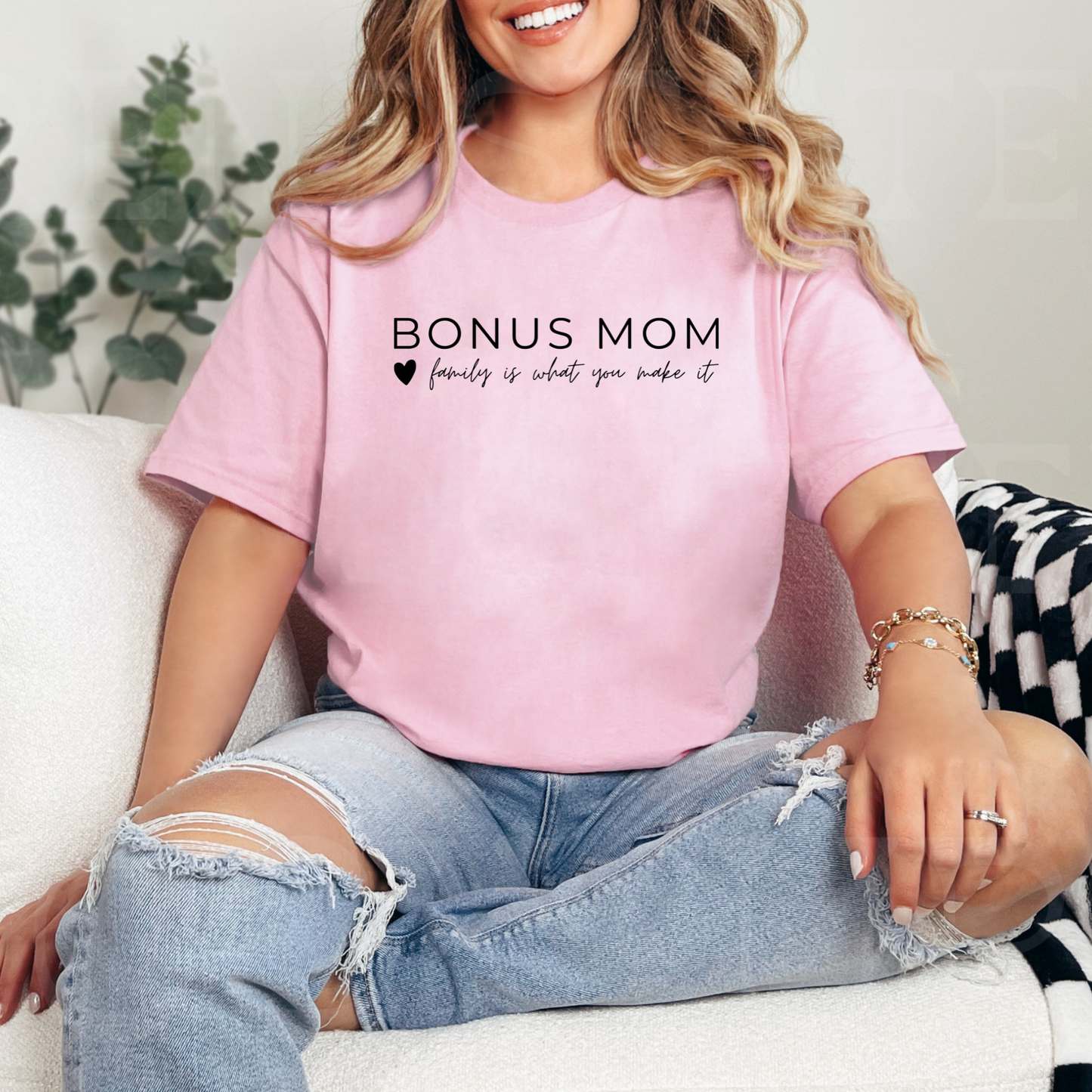 Bonus-Mama Shirt 'Familie ist, was du daraus machst' - Geschenk für Stiefmütter