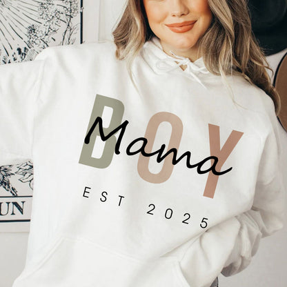 Personalisiertes Mama Sweatshirt, Junge Mama Geschenk, Muttertagsgeschenk