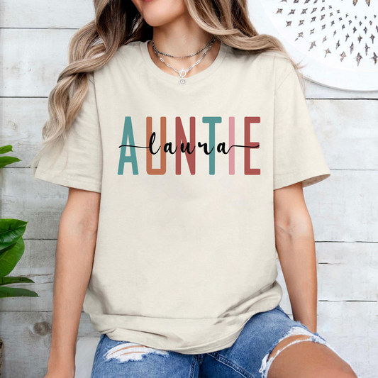 Cool Aunt - Customized with Nieces' and Nephews' Names