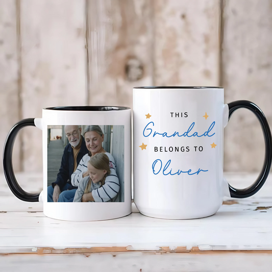 Father's Day Gift for Grandad - Custom Photo Mug