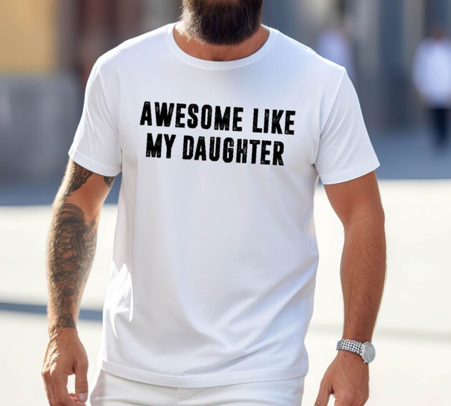 So großartig wie meine Tochter Shirt – Geschenk von der Tochter für den Papa