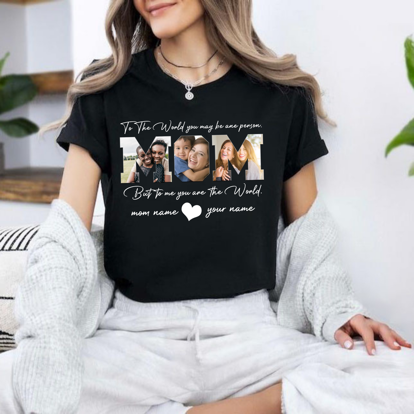 Personalisierte Mama-Shirt mit Foto - Muttertagsgeschenk