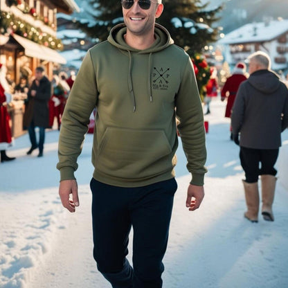 Personalisierter Papa Hoodie mit Kindernamen – Geschenk für Vater