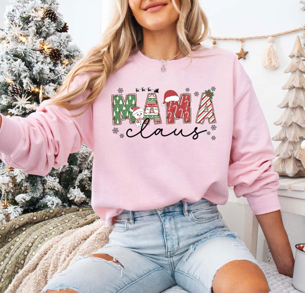Mama Claus Sweatshirt – Festliches Weihnachtsgeschenk für Mama