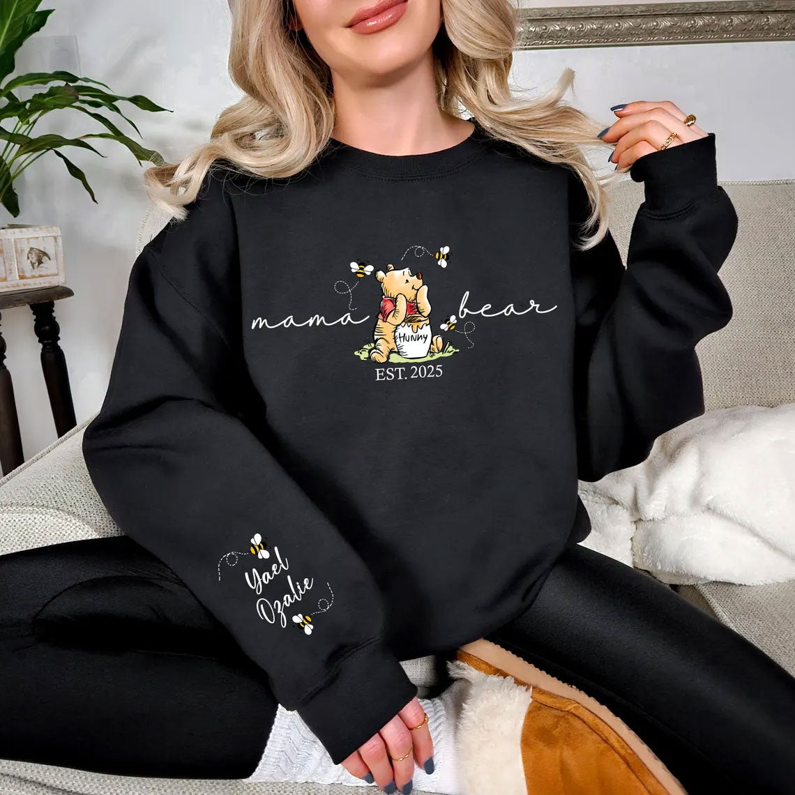 Personalisiertes Mama Bear Sweatshirt – Geschenk für Mama