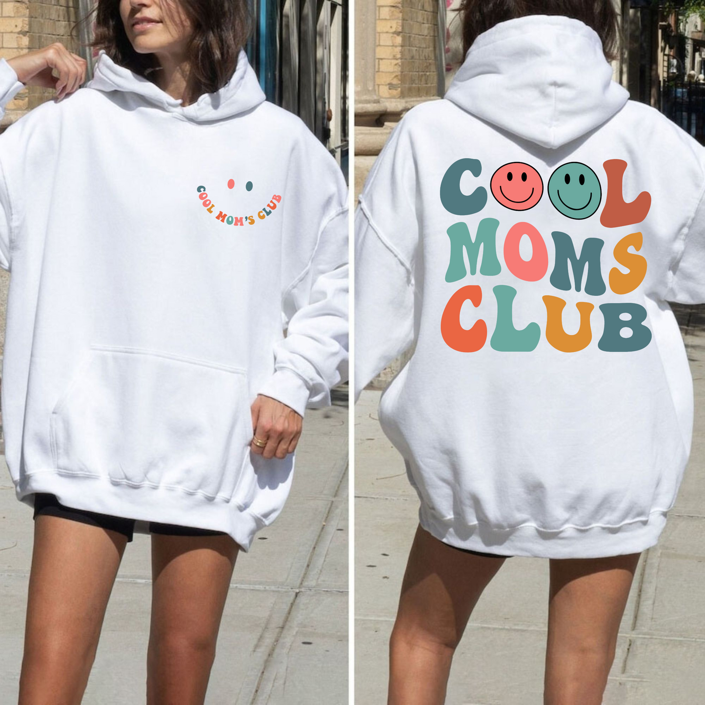 Cool Moms Club Trend-Shirt, Mütter-Modestatement