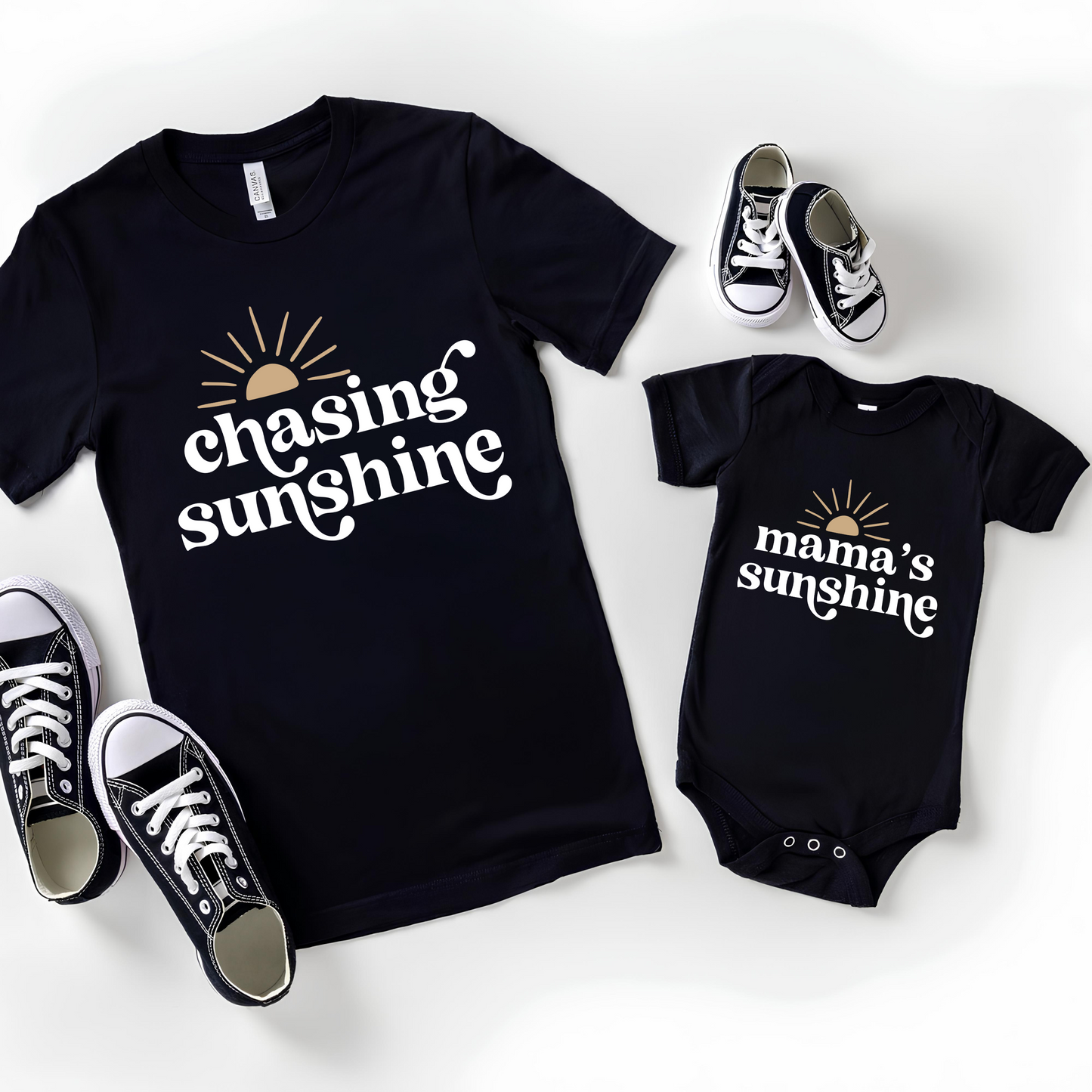 Mommy and Me Set - Chasing Sunshine - Geschenk für Mama und Baby