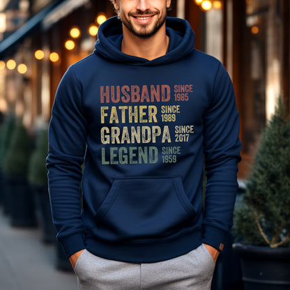 Personalisiertes Papa Opa Shirt, Vatertagsgeschenk für Papa