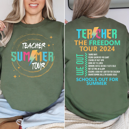 Freiheitstour 2024, Feier des Lehrersommerurlaubs
