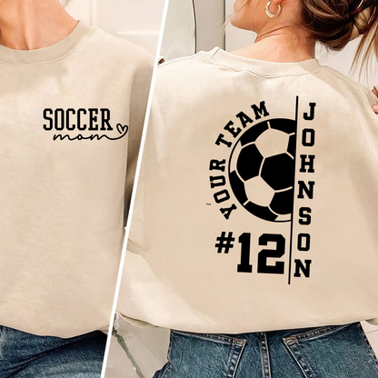Personalisierte Fußballfan-Liebe – Geschenk für Mütter am Spieltag