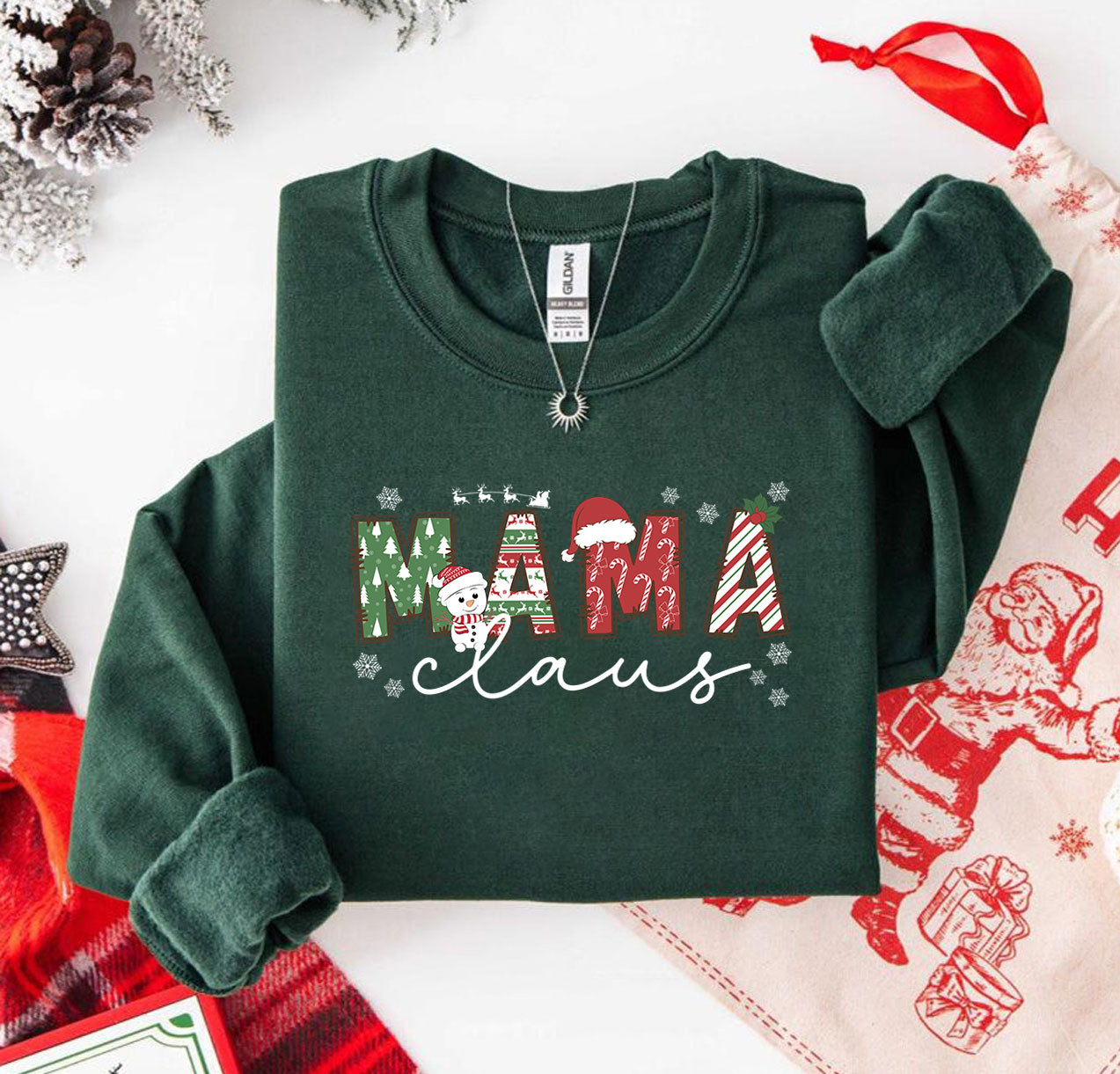 Mama Claus Sweatshirt – Festliches Weihnachtsgeschenk für Mama