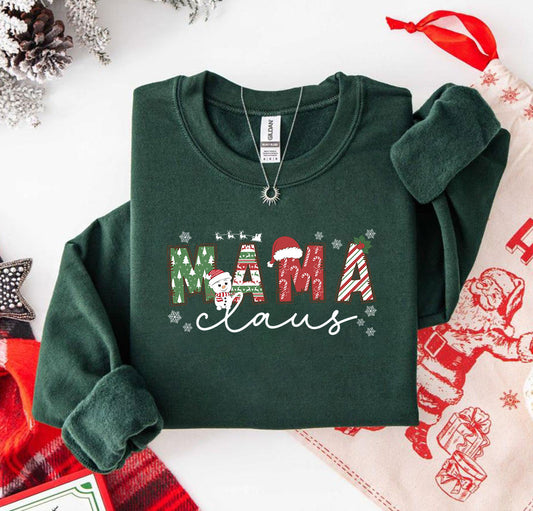 Mama Claus Sweatshirt – Festliches Weihnachtsgeschenk für Mama