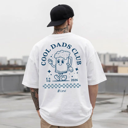 Personalisiert Cool Dads Club Shirts & Hoodie– Papa Geschenk mit Namen & Jahr