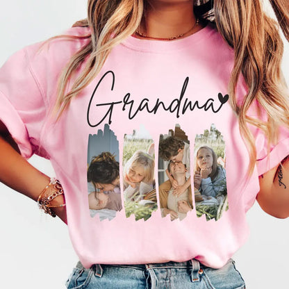 Personalisierter Oma Sweatshirt mit Foto & Enkel-Namen