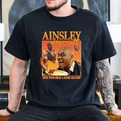 Ainsley Harriott Retro-Hommage T-Shirt – Geschenk für 90er Jahre Fans