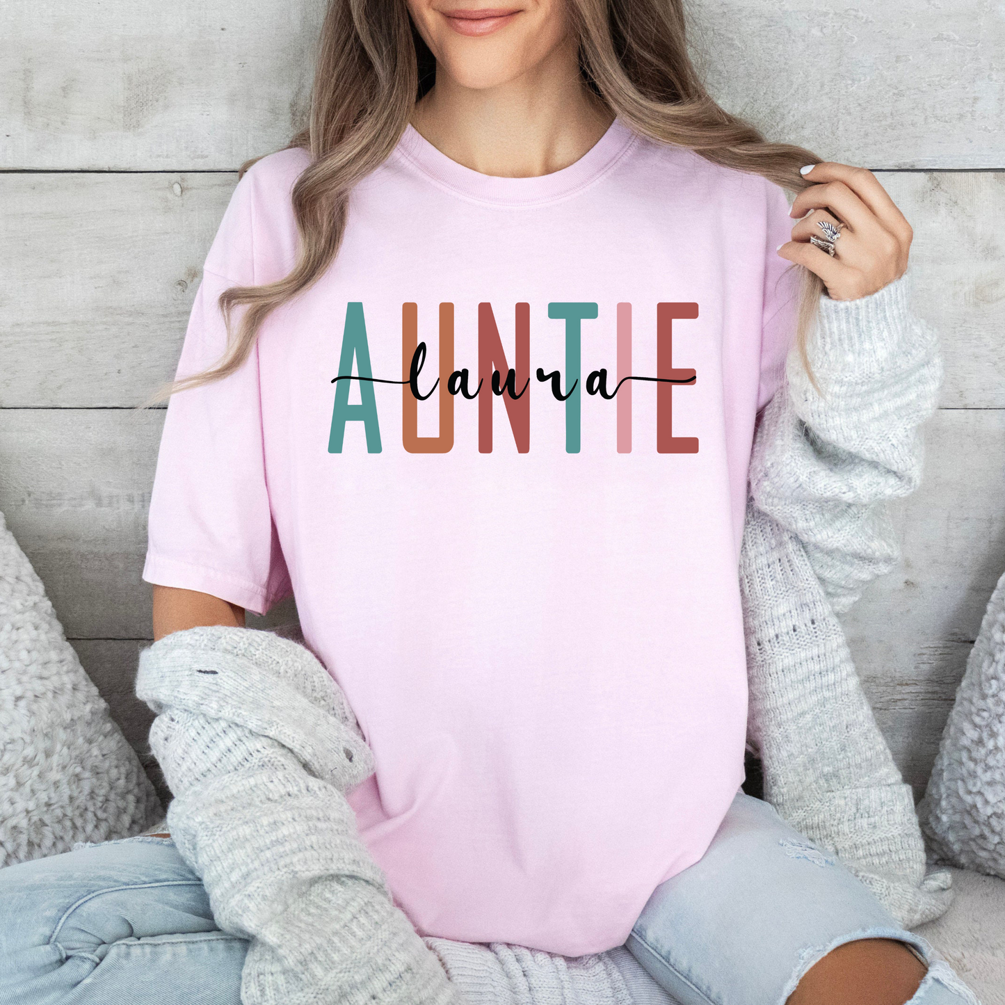 Cool Aunt - Customized with Nieces' and Nephews' Names