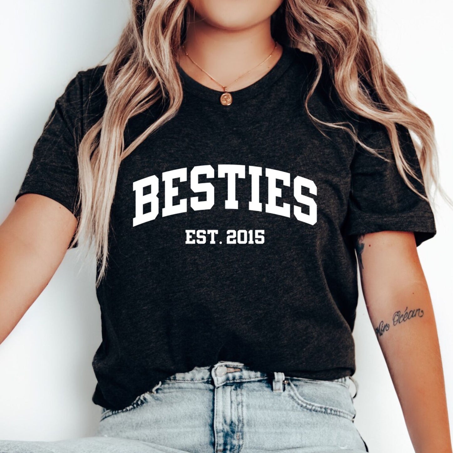 Personalisiertes Besties Shirt, Beste Freunde Geschenk