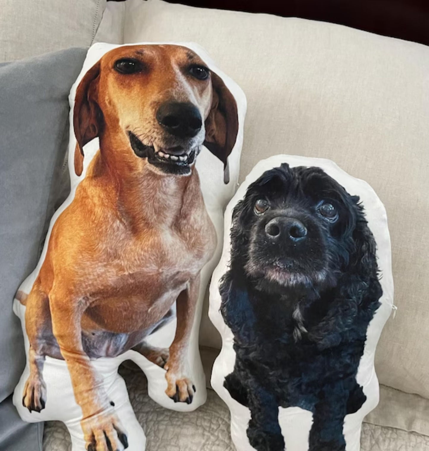 Personalisierbares 3D-Haustierkissen aus Foto - Individuelles Hundegeschenk, Katzengeschenk, Weihnachtsgeschenk