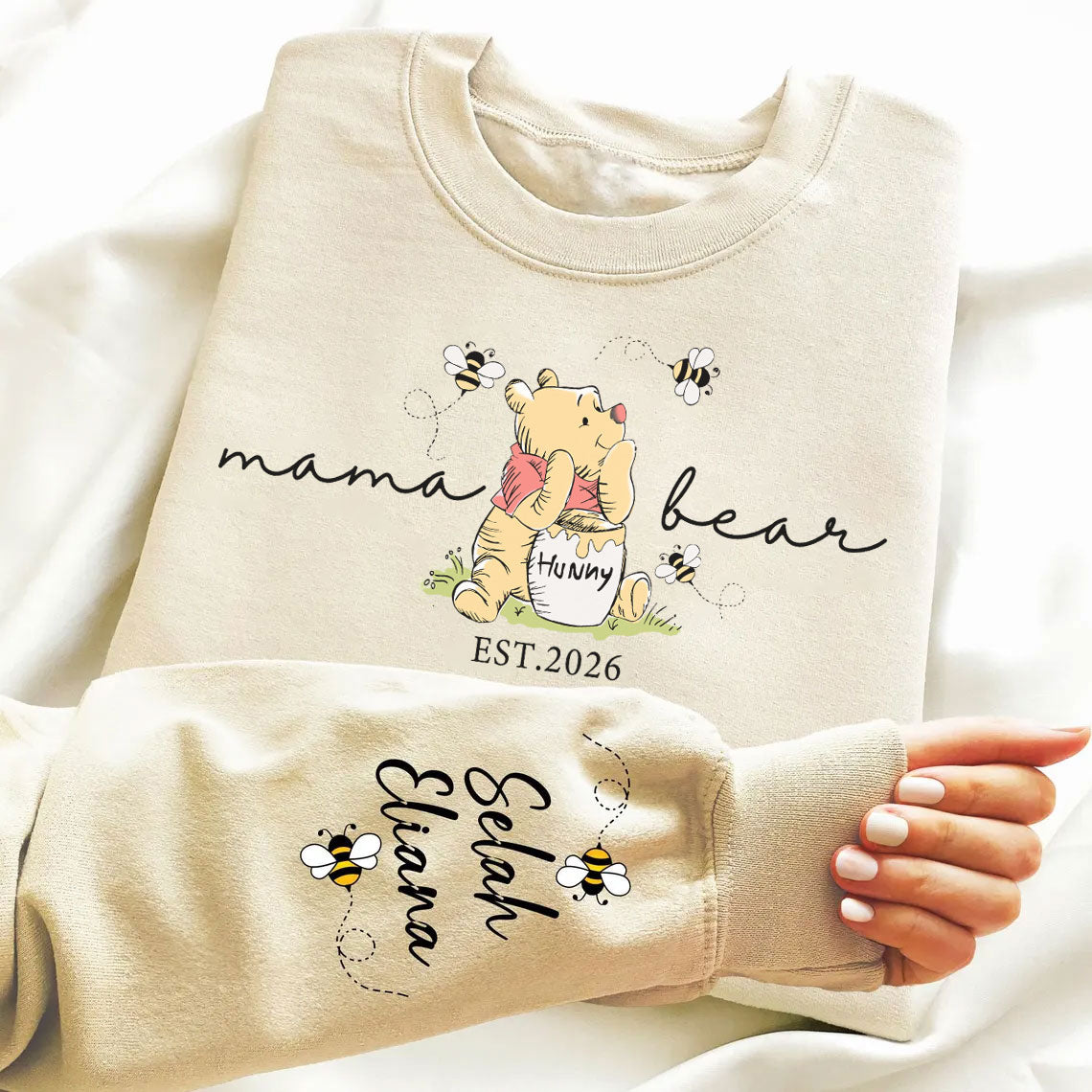 Personalisiertes Mama Bear Sweatshirt – Geschenk für Mama