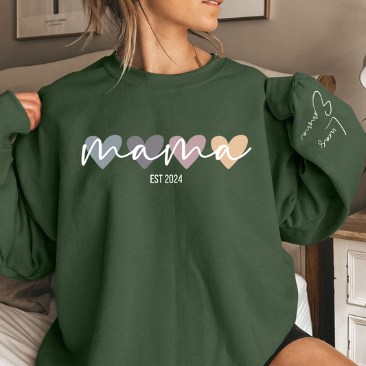 Mama Sweatshirt mit Gründungsjahr - Personalisiertes Geschenk