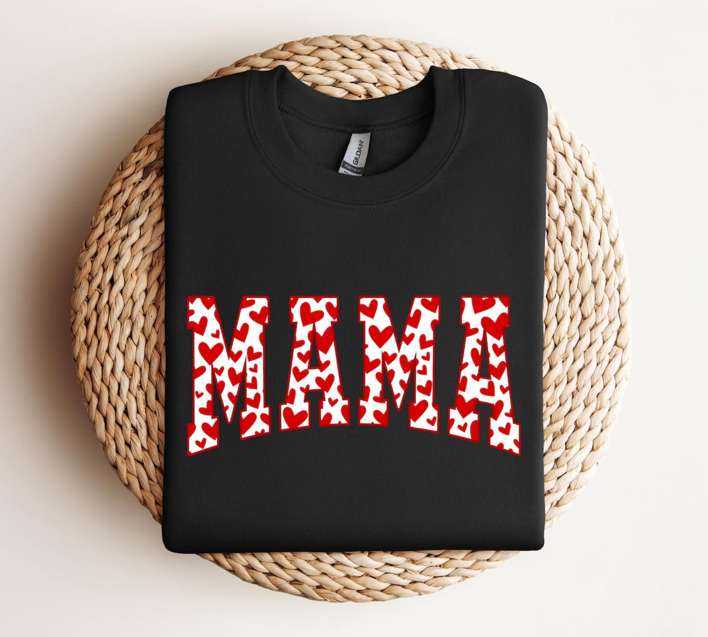 Mama Valentinsherz Valentinstags-Sweatshirt, Valentinstagsgeschenk für Mama