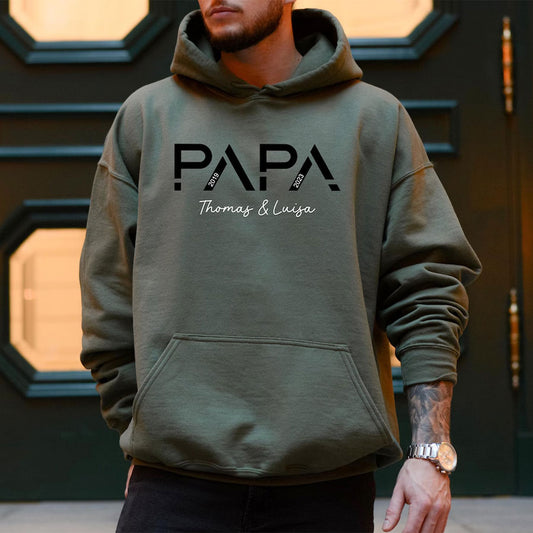 Personalisierbares Papa T-Shirt – Vaters größte Geschenke mit Namen