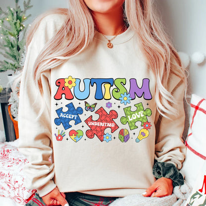 Retro Autism Shirts and Sweatshirt - Autism Mama Gift