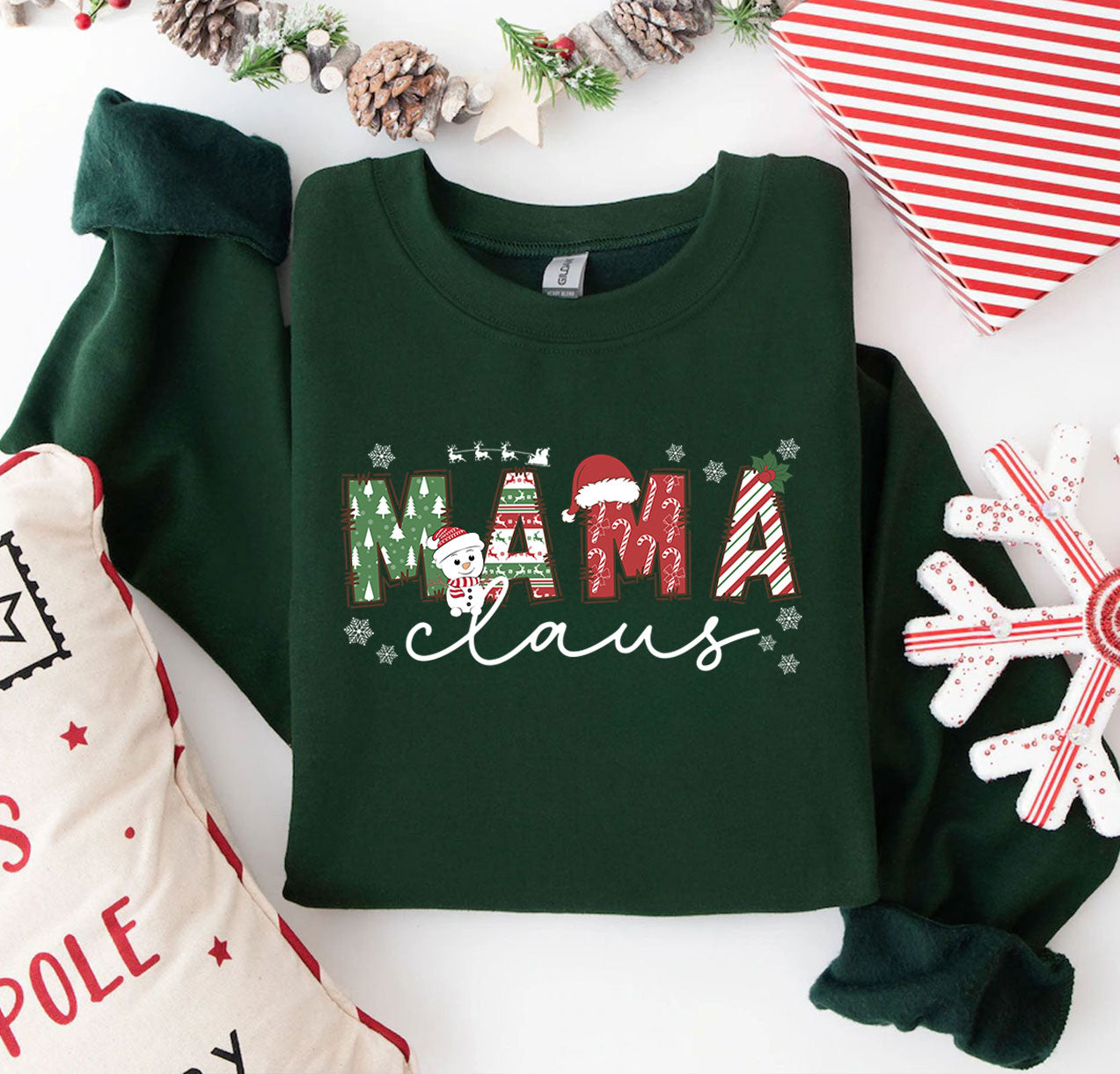 Mama Claus Sweatshirt – Festliches Weihnachtsgeschenk für Mama