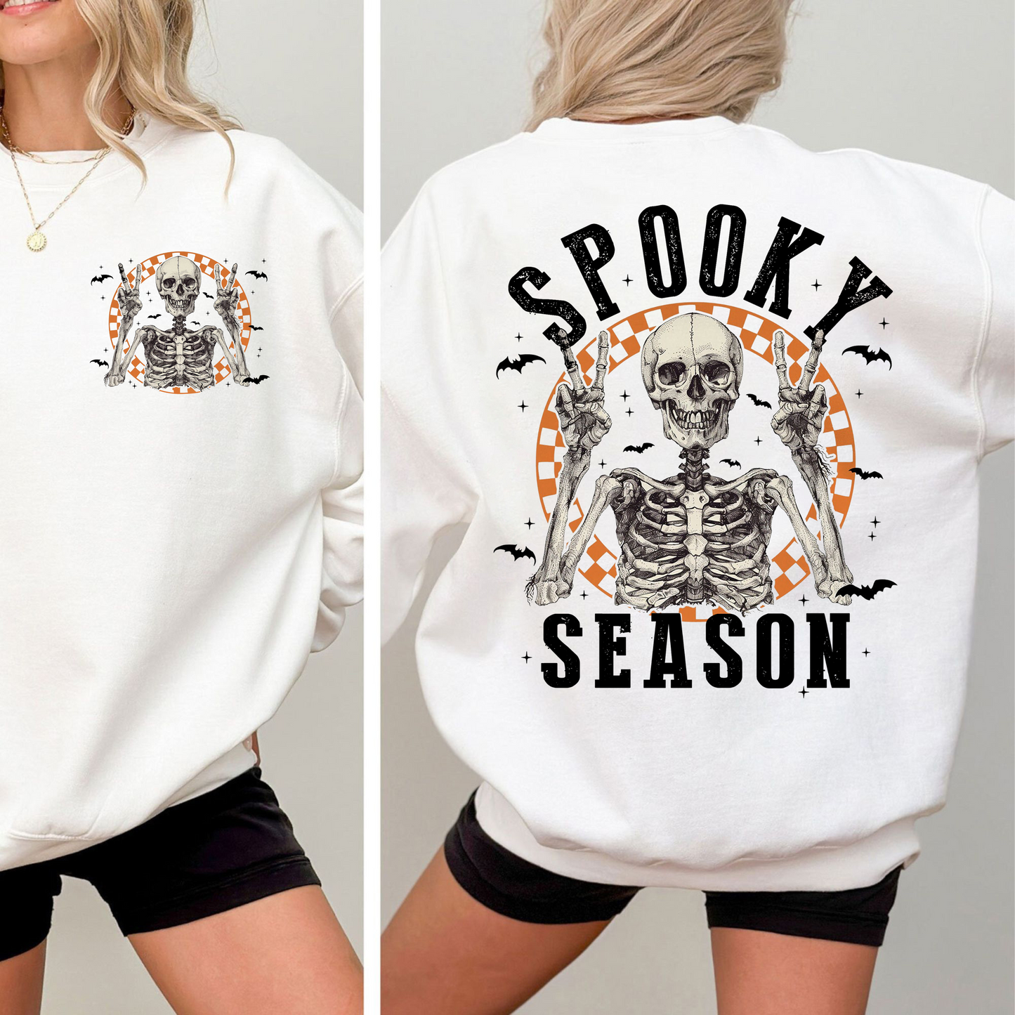 Retro Skeleton Halloween Gift for Spooky Season Fans