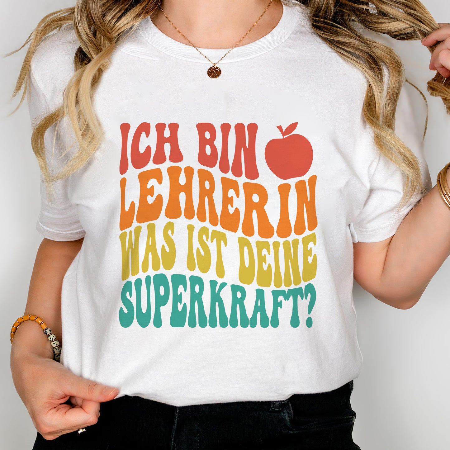 Ich bin Lehrerin Shirt - Geschenk für Lehrerin