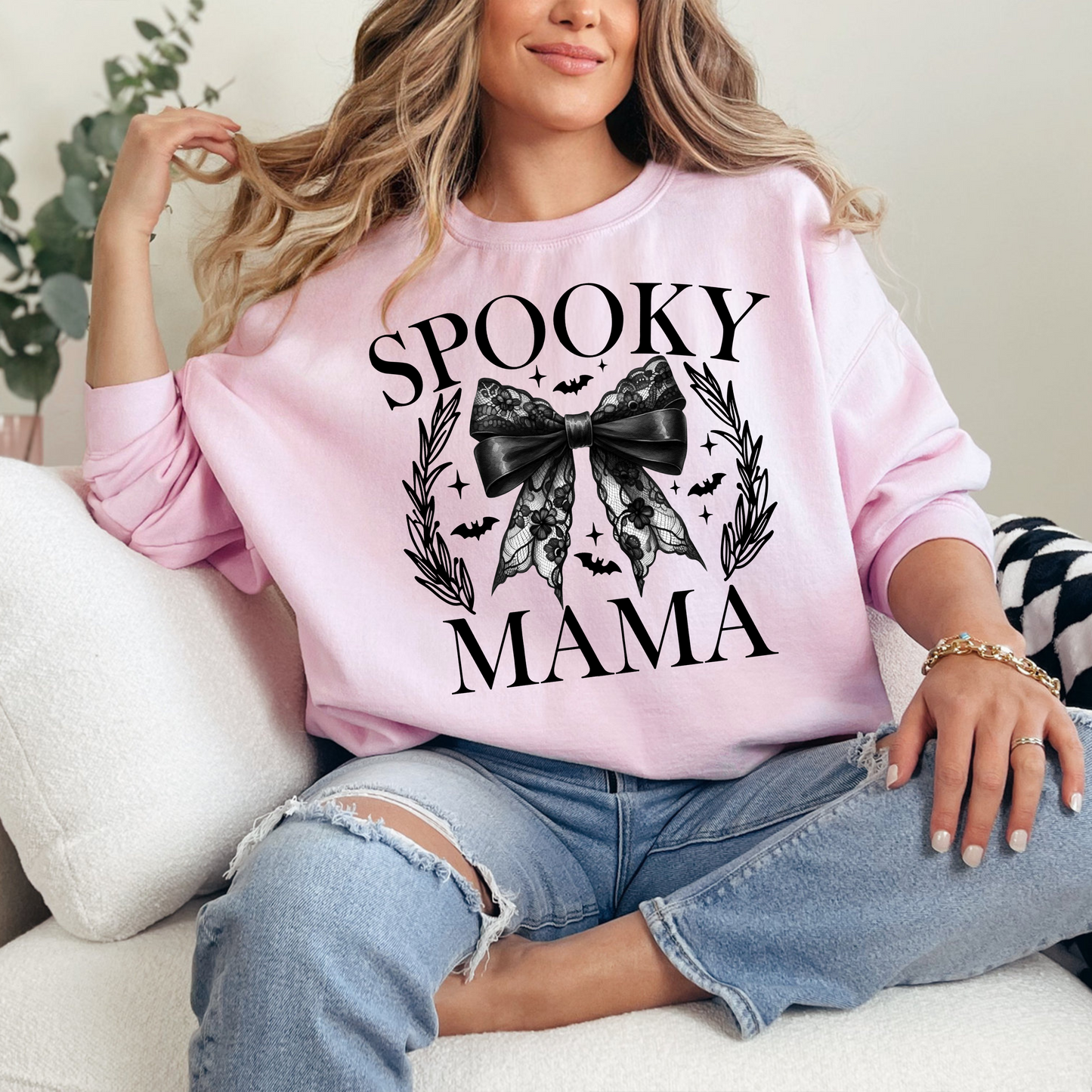 Retro Halloween Spooky Mama Geschenk Herbst