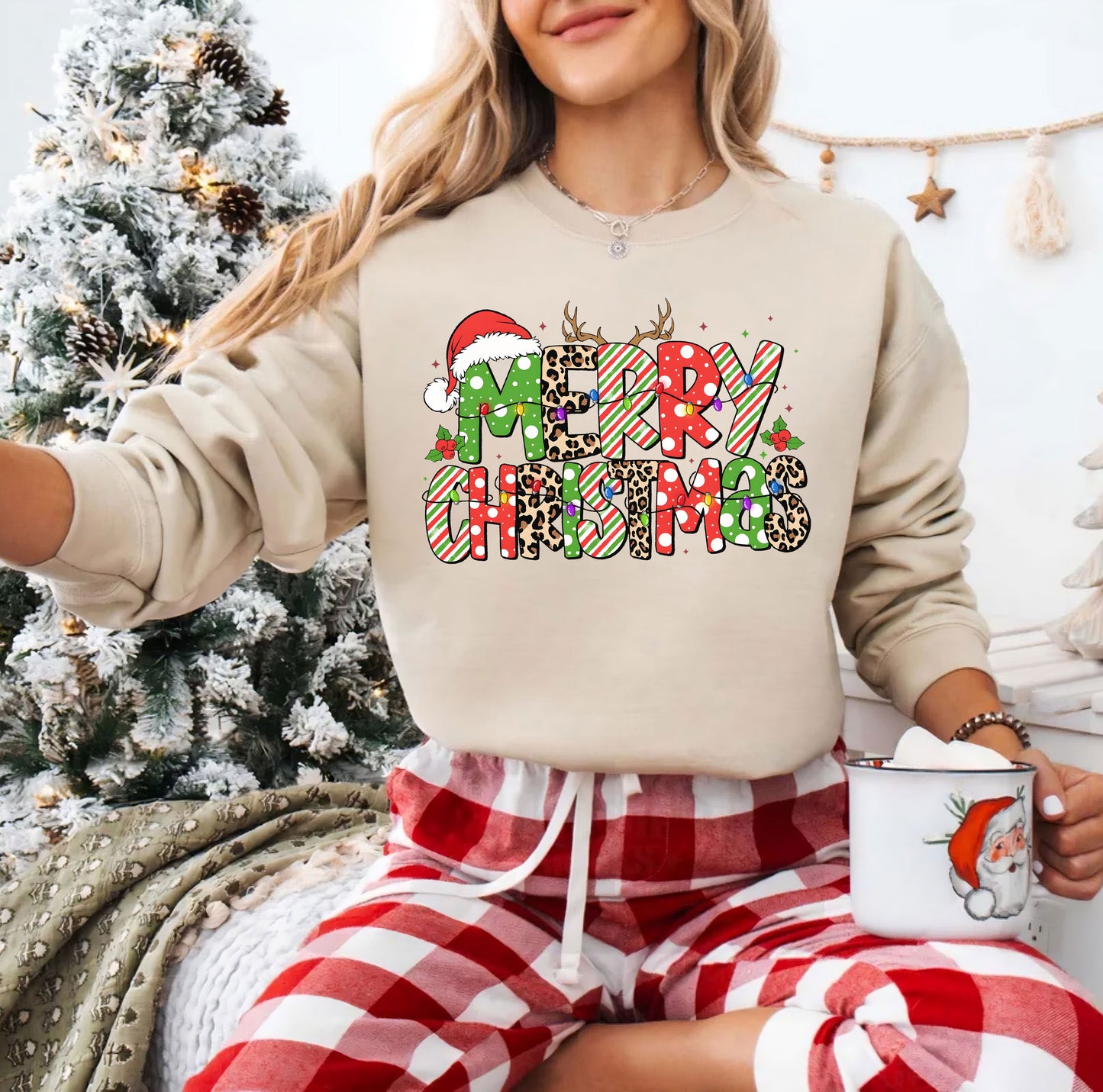 Retro Weihnachts Sweatshirt – Bequem & Festlich für die Feiertage