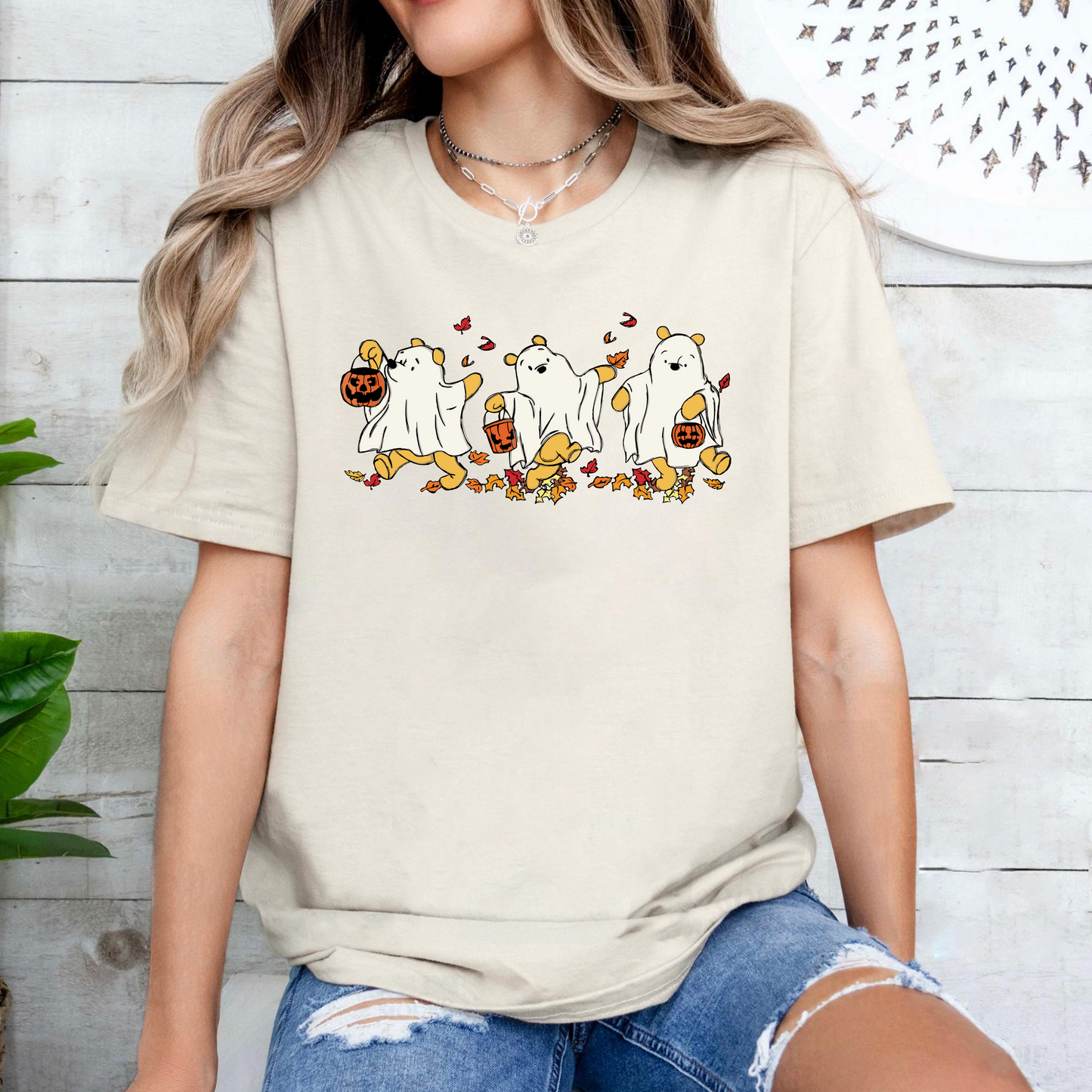 Spooky Pooh Ghost Halloween Adventure Shirt